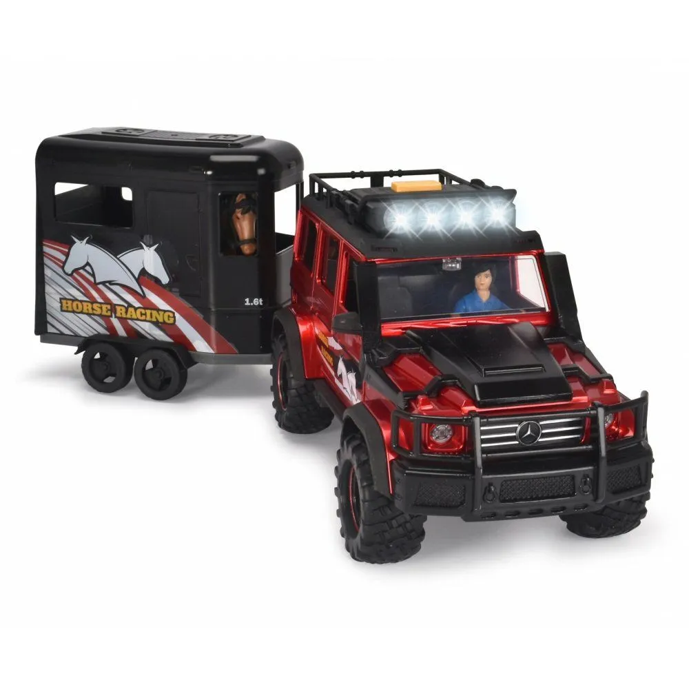 Dickie Toys Horse & Mercedes-Benz Trailer Play Set
